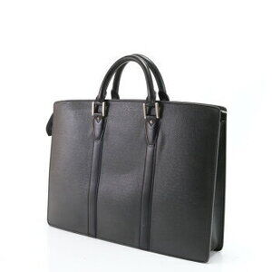 Louis Vuitton Black Leather Porte Document Taiga Bag Rosan Business Commuters